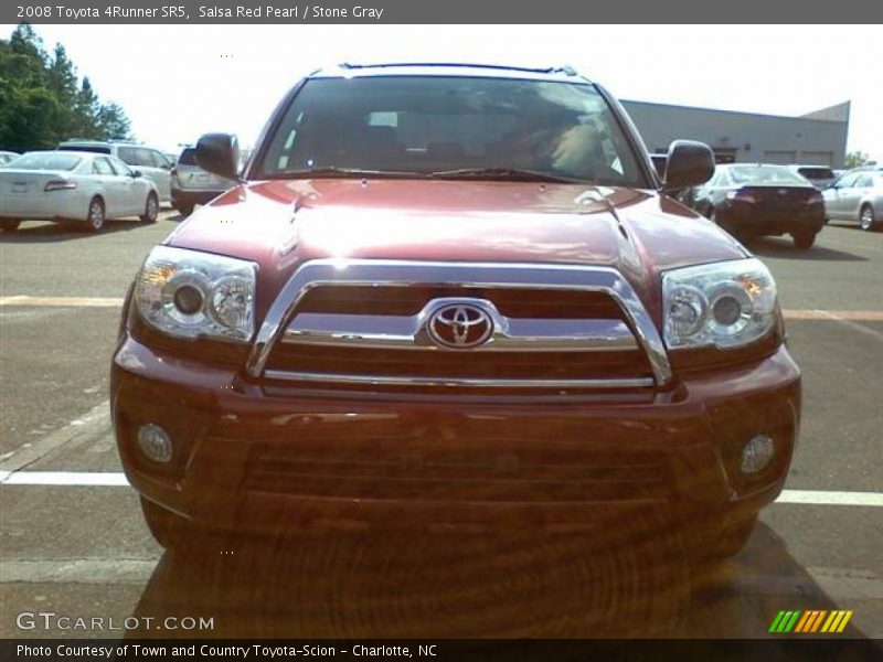 Salsa Red Pearl / Stone Gray 2008 Toyota 4Runner SR5