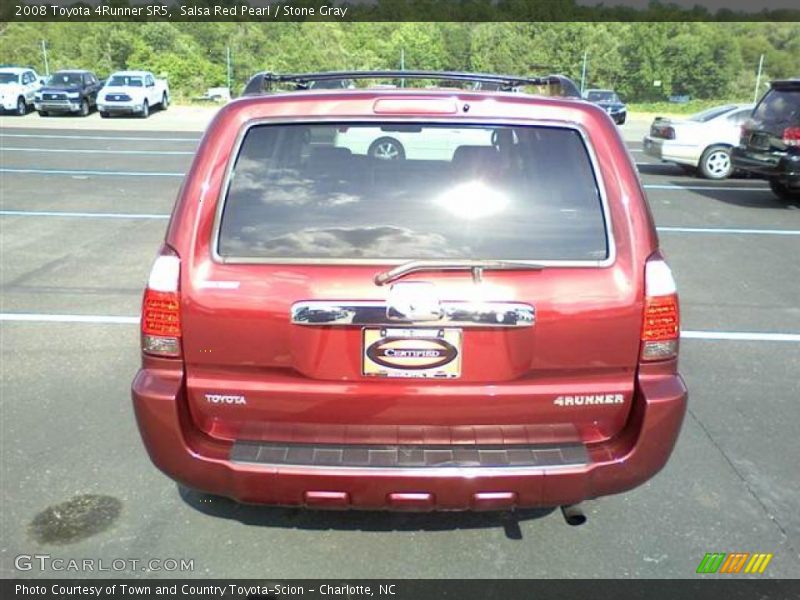 Salsa Red Pearl / Stone Gray 2008 Toyota 4Runner SR5