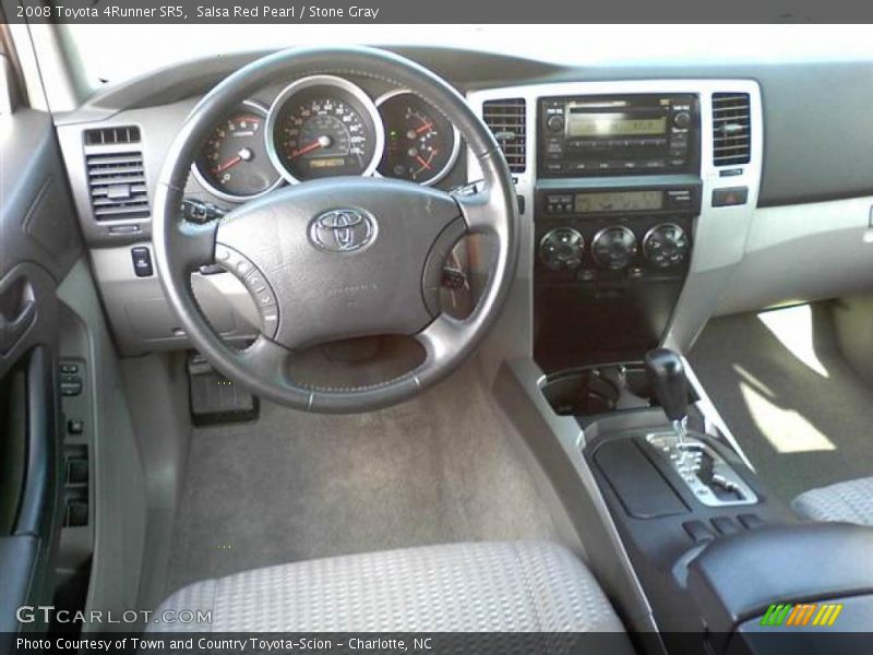 Salsa Red Pearl / Stone Gray 2008 Toyota 4Runner SR5