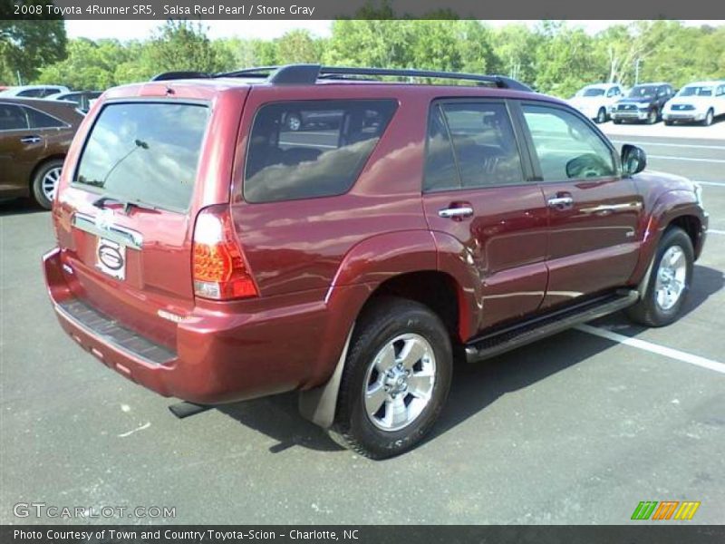 Salsa Red Pearl / Stone Gray 2008 Toyota 4Runner SR5