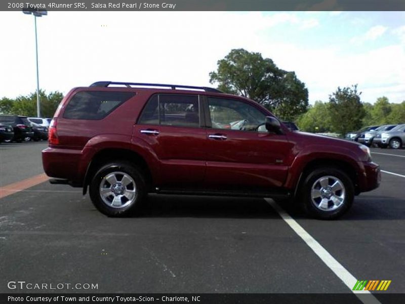 Salsa Red Pearl / Stone Gray 2008 Toyota 4Runner SR5