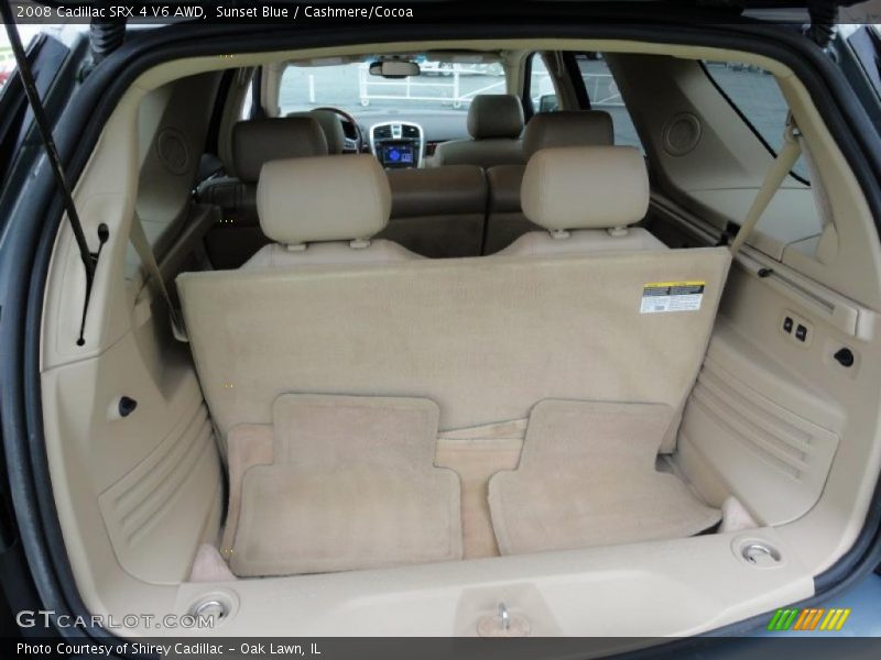 Sunset Blue / Cashmere/Cocoa 2008 Cadillac SRX 4 V6 AWD