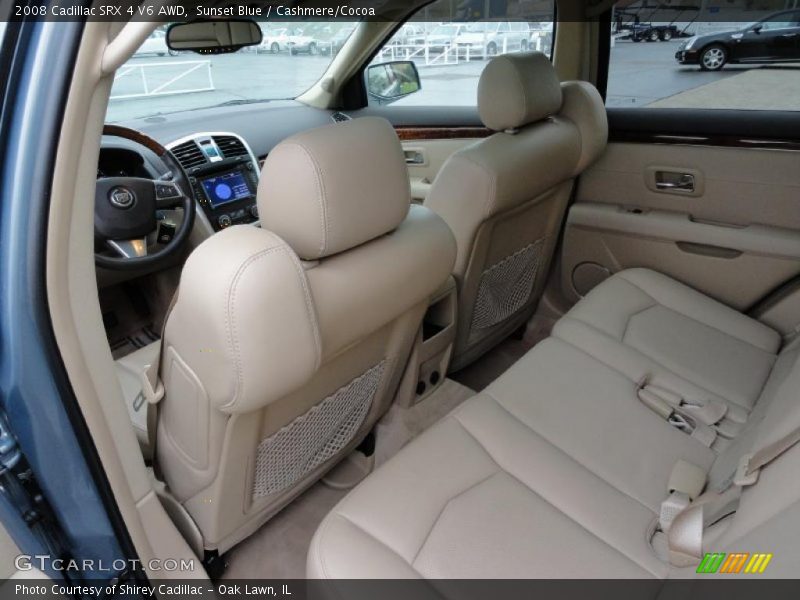 Sunset Blue / Cashmere/Cocoa 2008 Cadillac SRX 4 V6 AWD