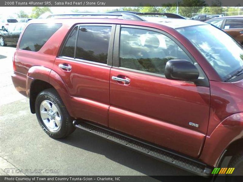 Salsa Red Pearl / Stone Gray 2008 Toyota 4Runner SR5