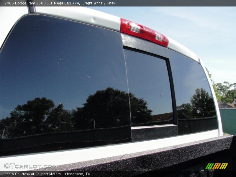 Bright White / Khaki 2006 Dodge Ram 2500 SLT Mega Cab 4x4
