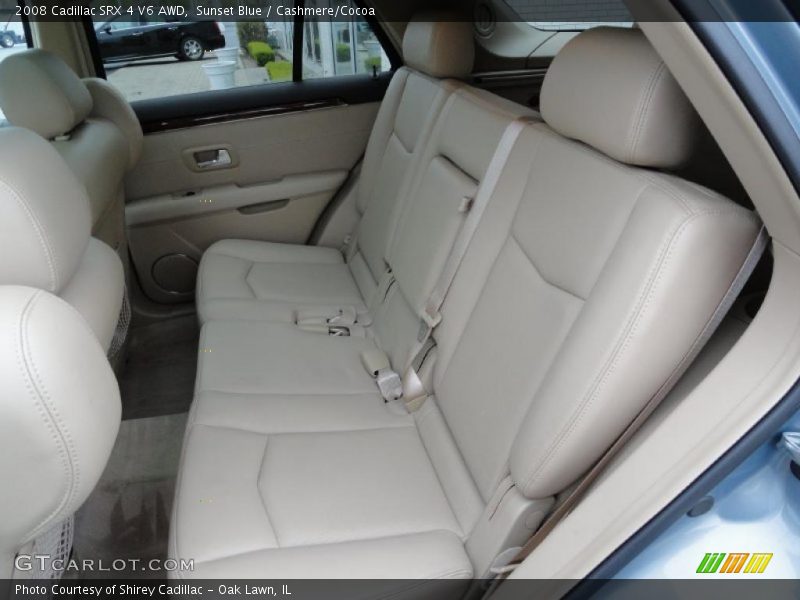 Sunset Blue / Cashmere/Cocoa 2008 Cadillac SRX 4 V6 AWD