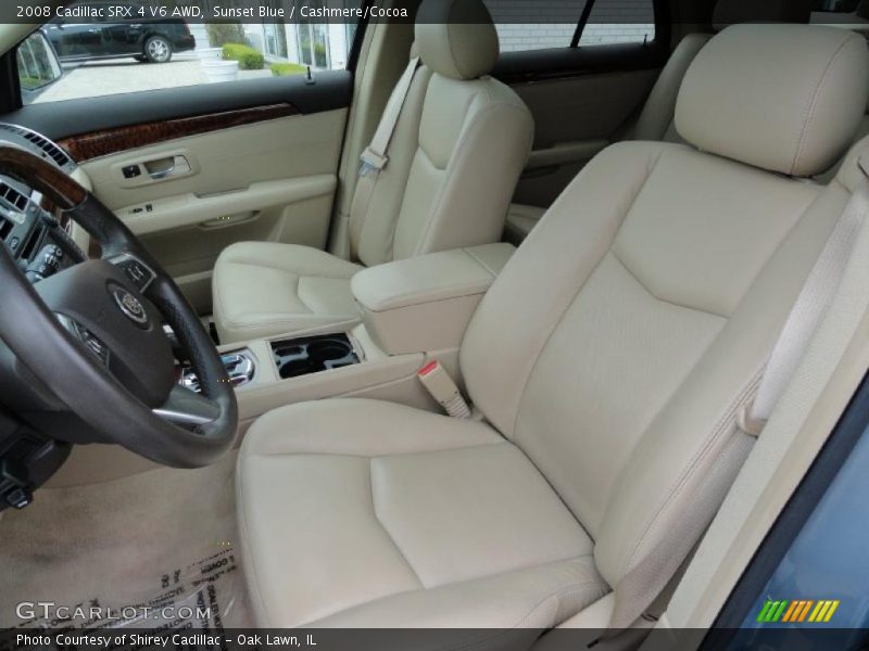 Sunset Blue / Cashmere/Cocoa 2008 Cadillac SRX 4 V6 AWD