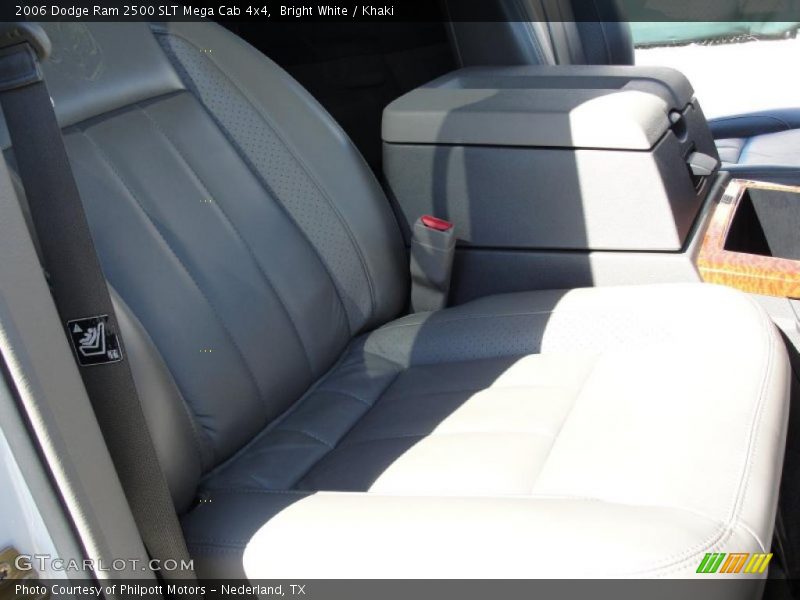 Bright White / Khaki 2006 Dodge Ram 2500 SLT Mega Cab 4x4
