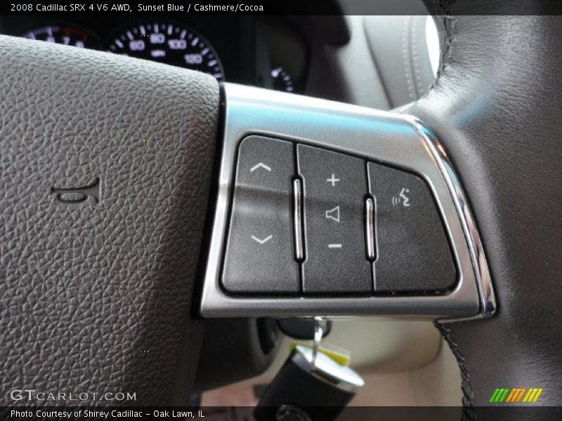Sunset Blue / Cashmere/Cocoa 2008 Cadillac SRX 4 V6 AWD