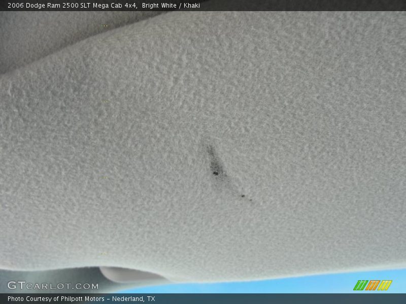 Bright White / Khaki 2006 Dodge Ram 2500 SLT Mega Cab 4x4