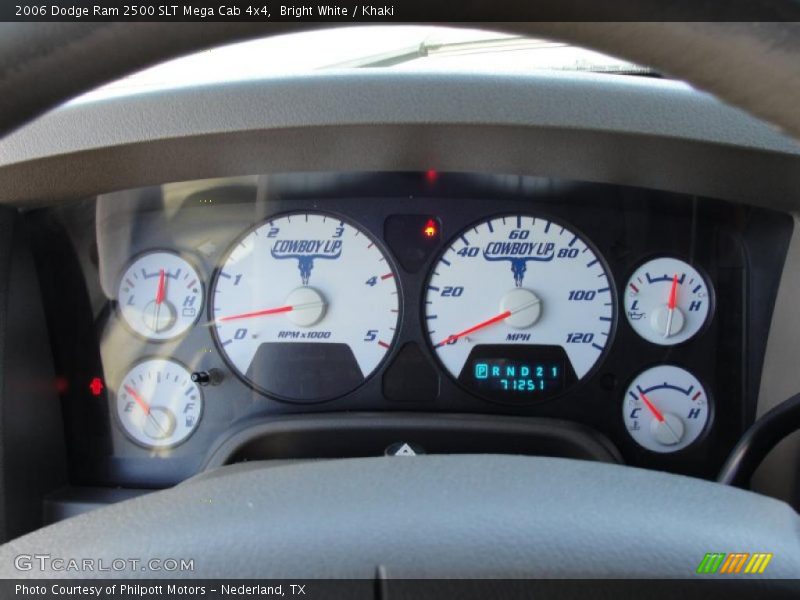  2006 Ram 2500 SLT Mega Cab 4x4 SLT Mega Cab 4x4 Gauges