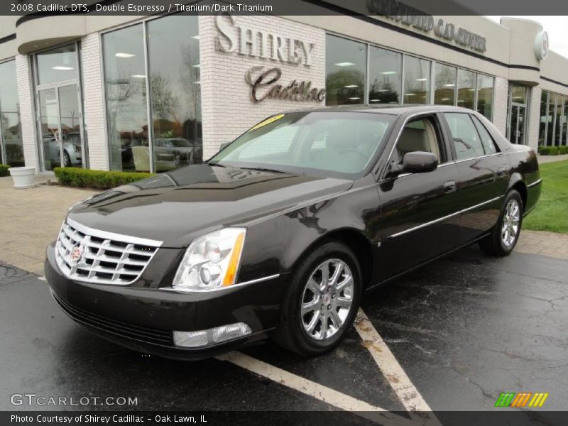 Double Espresso / Titanium/Dark Titanium 2008 Cadillac DTS