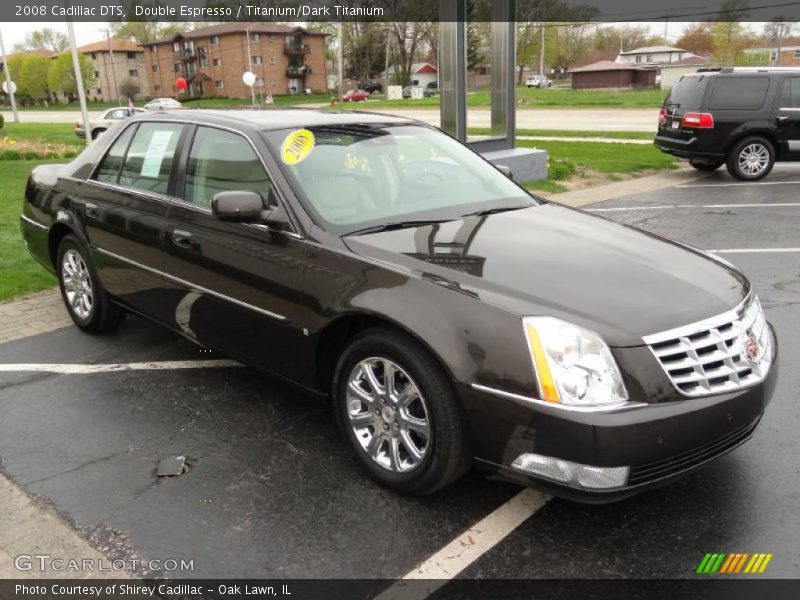 Double Espresso / Titanium/Dark Titanium 2008 Cadillac DTS