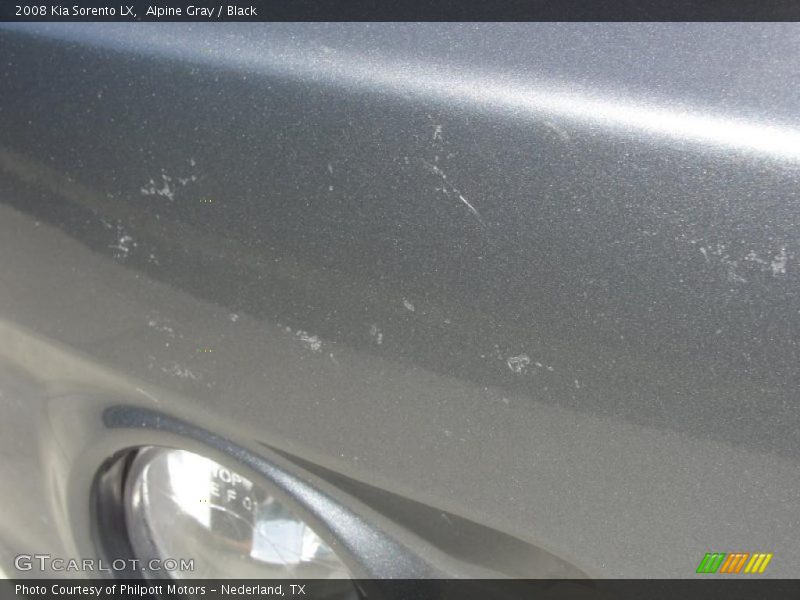 Alpine Gray / Black 2008 Kia Sorento LX