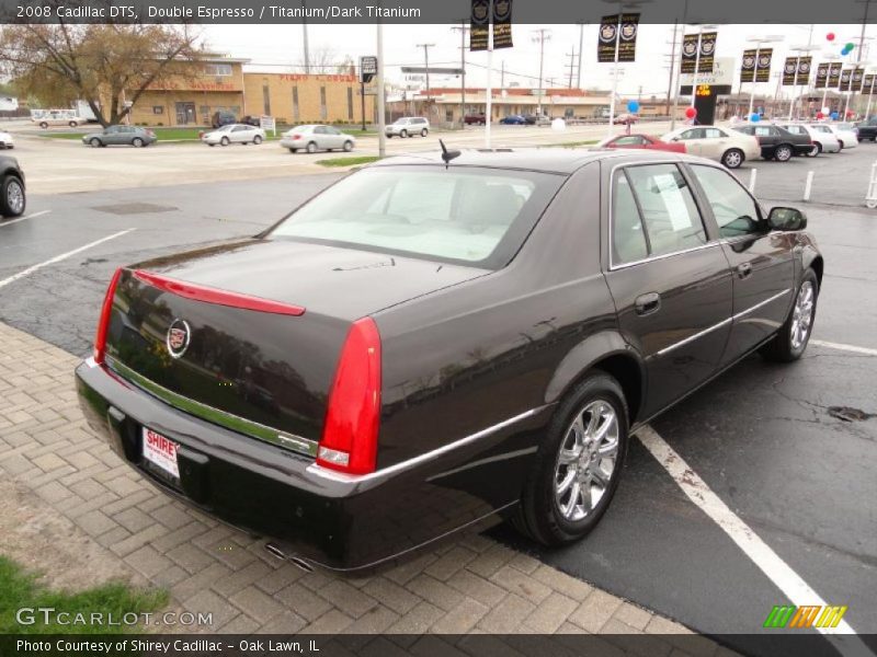 Double Espresso / Titanium/Dark Titanium 2008 Cadillac DTS