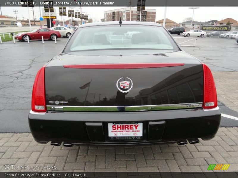 Double Espresso / Titanium/Dark Titanium 2008 Cadillac DTS
