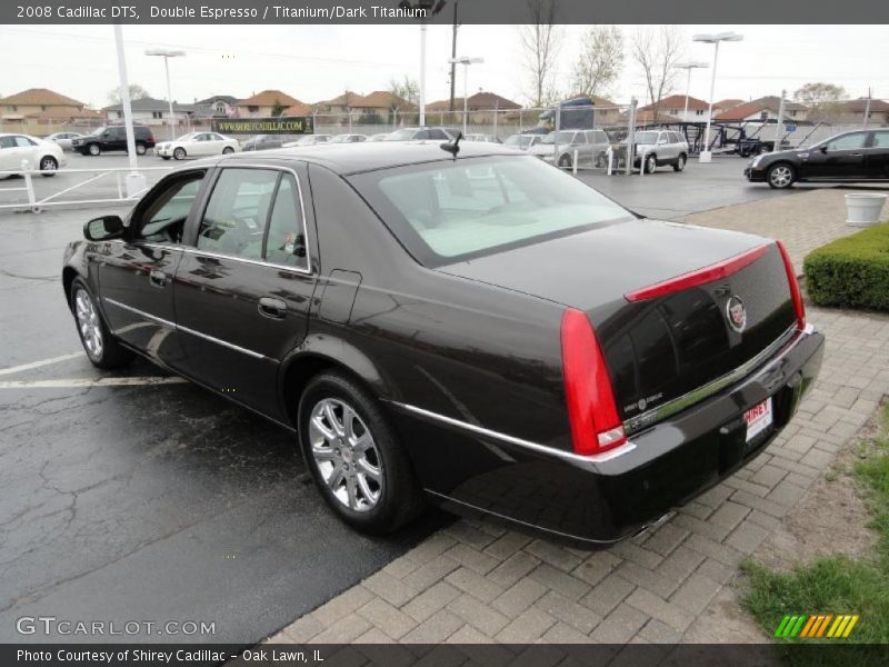 Double Espresso / Titanium/Dark Titanium 2008 Cadillac DTS