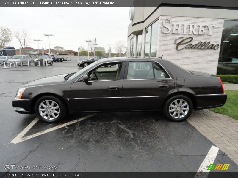 Double Espresso / Titanium/Dark Titanium 2008 Cadillac DTS