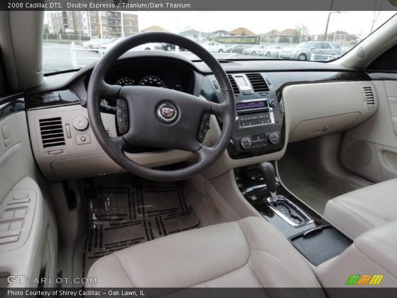 Double Espresso / Titanium/Dark Titanium 2008 Cadillac DTS