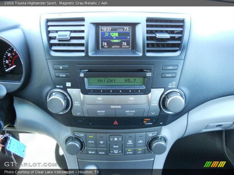 Magnetic Gray Metallic / Ash 2009 Toyota Highlander Sport