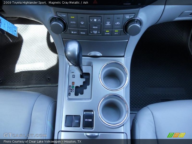 Magnetic Gray Metallic / Ash 2009 Toyota Highlander Sport