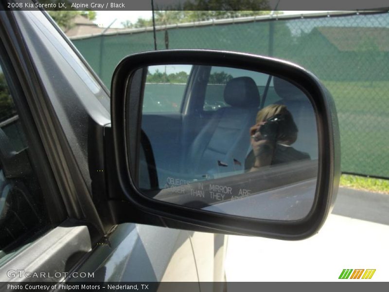 Alpine Gray / Black 2008 Kia Sorento LX