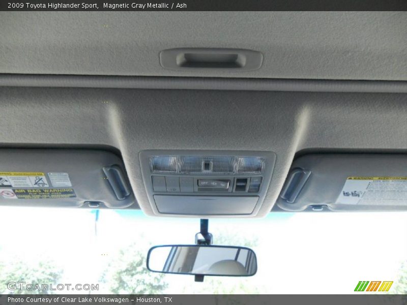 Magnetic Gray Metallic / Ash 2009 Toyota Highlander Sport