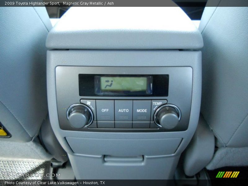 Magnetic Gray Metallic / Ash 2009 Toyota Highlander Sport