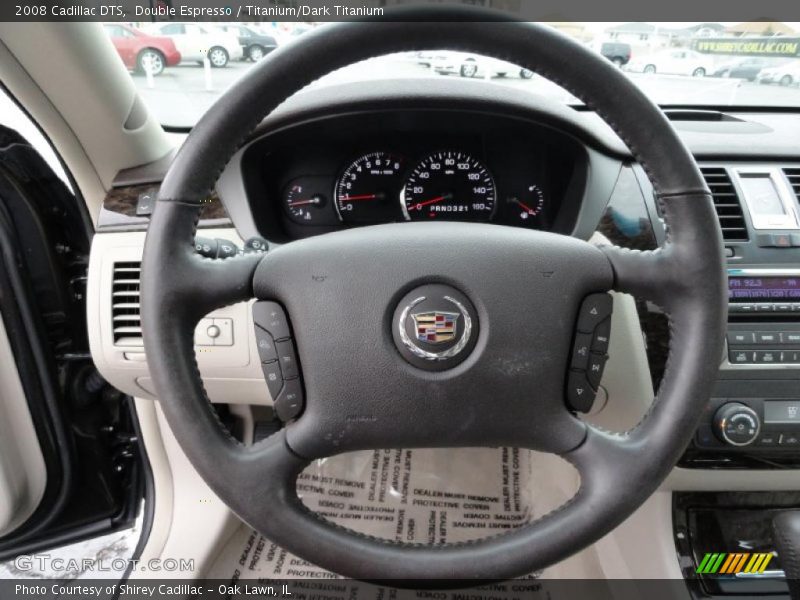 Double Espresso / Titanium/Dark Titanium 2008 Cadillac DTS