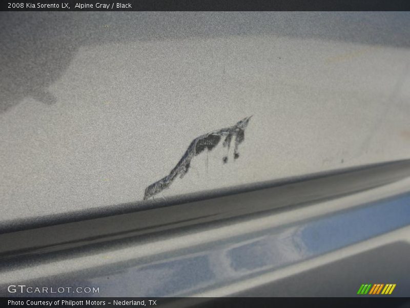 Alpine Gray / Black 2008 Kia Sorento LX