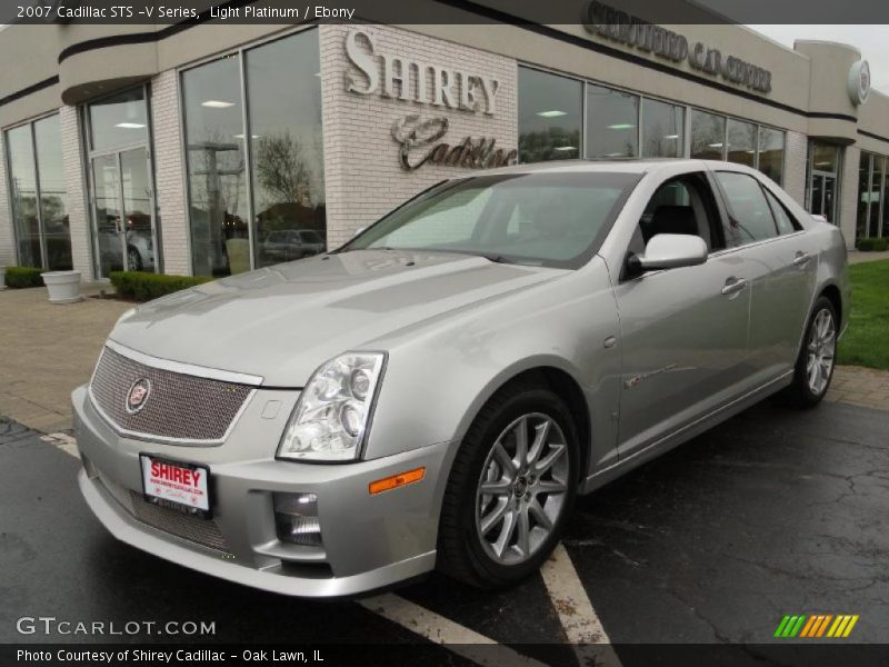 Light Platinum / Ebony 2007 Cadillac STS -V Series