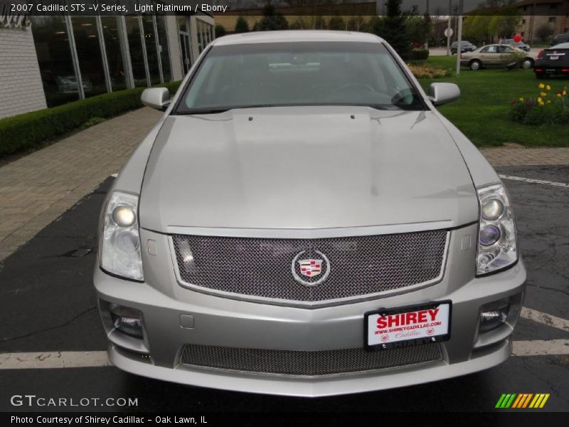 Light Platinum / Ebony 2007 Cadillac STS -V Series