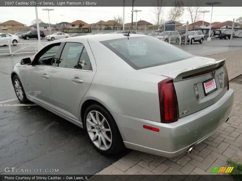 Light Platinum / Ebony 2007 Cadillac STS -V Series