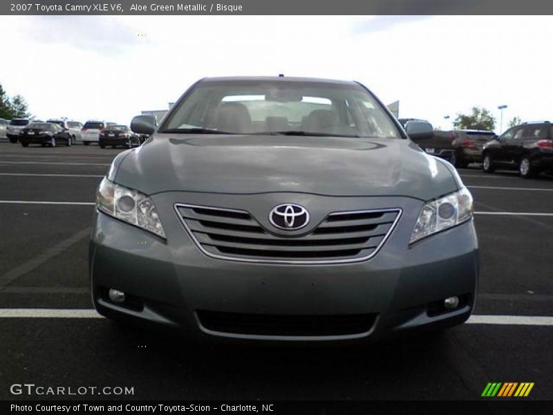 Aloe Green Metallic / Bisque 2007 Toyota Camry XLE V6