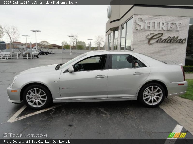 Light Platinum / Ebony 2007 Cadillac STS -V Series