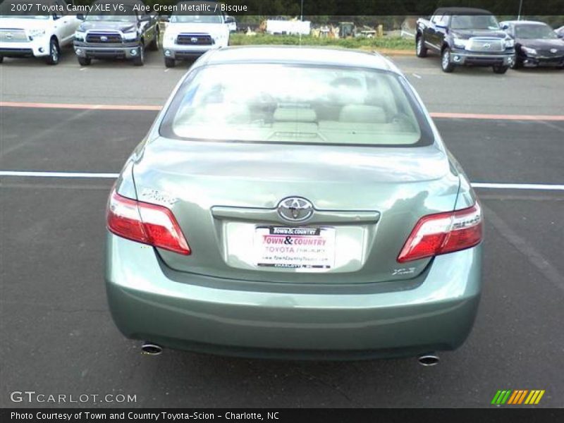 Aloe Green Metallic / Bisque 2007 Toyota Camry XLE V6