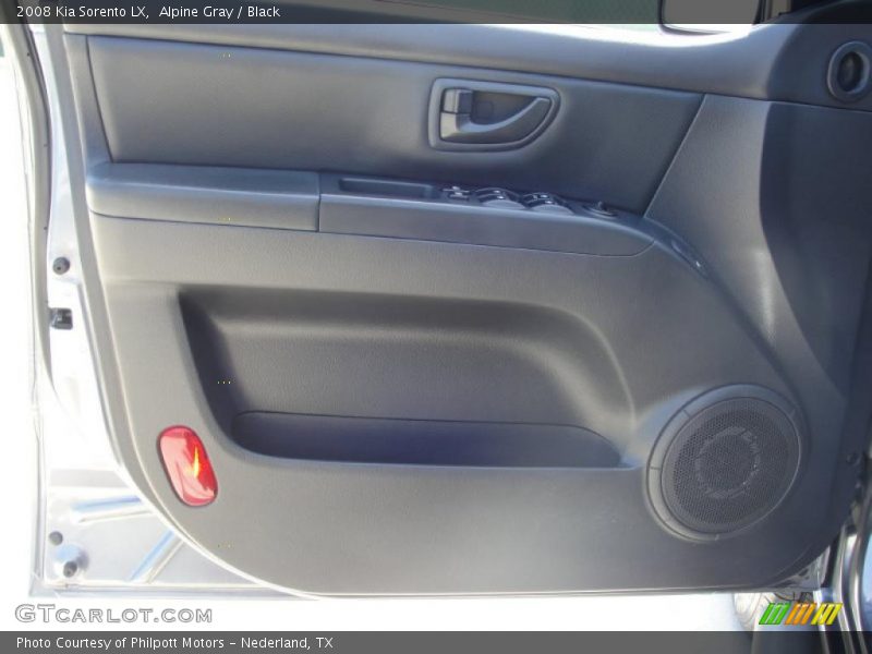 Alpine Gray / Black 2008 Kia Sorento LX