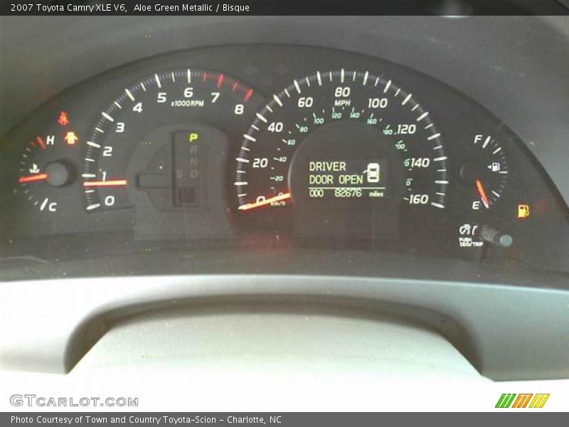 Aloe Green Metallic / Bisque 2007 Toyota Camry XLE V6