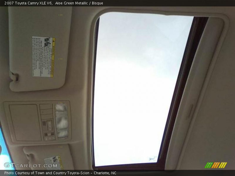 Aloe Green Metallic / Bisque 2007 Toyota Camry XLE V6