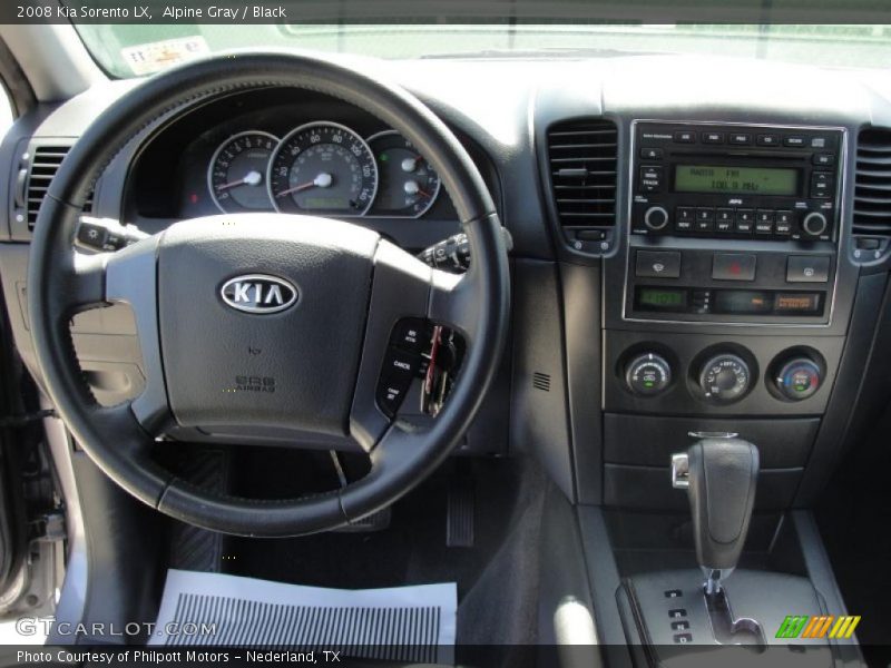 Alpine Gray / Black 2008 Kia Sorento LX