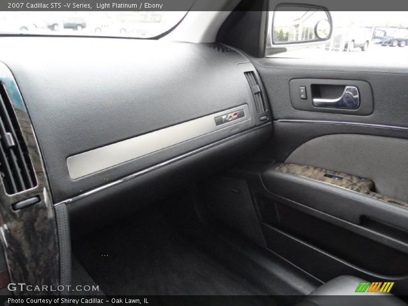 Light Platinum / Ebony 2007 Cadillac STS -V Series
