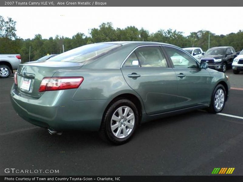 Aloe Green Metallic / Bisque 2007 Toyota Camry XLE V6