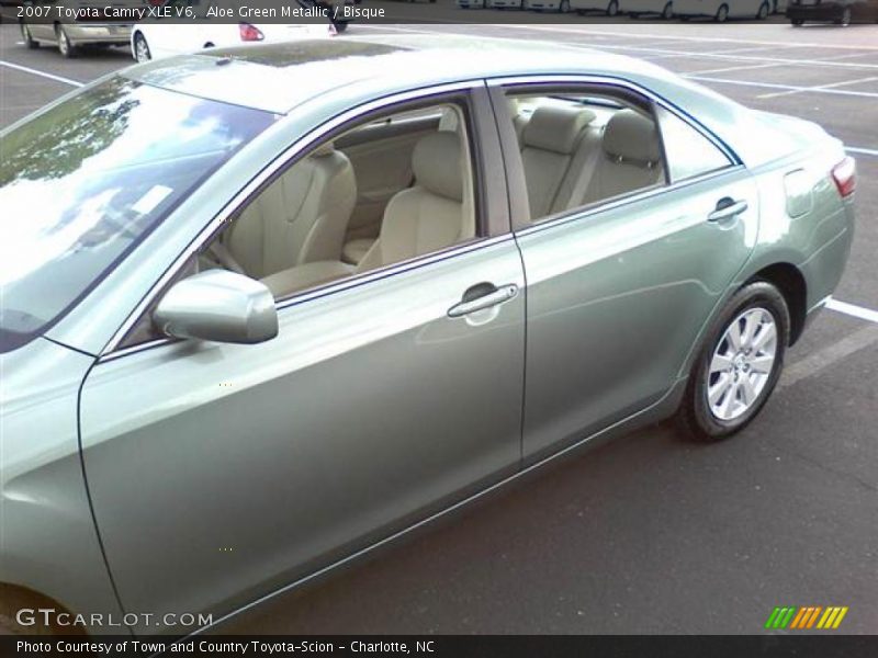 Aloe Green Metallic / Bisque 2007 Toyota Camry XLE V6