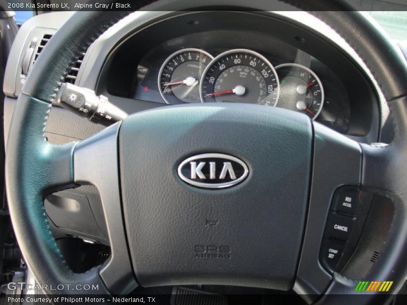 Alpine Gray / Black 2008 Kia Sorento LX