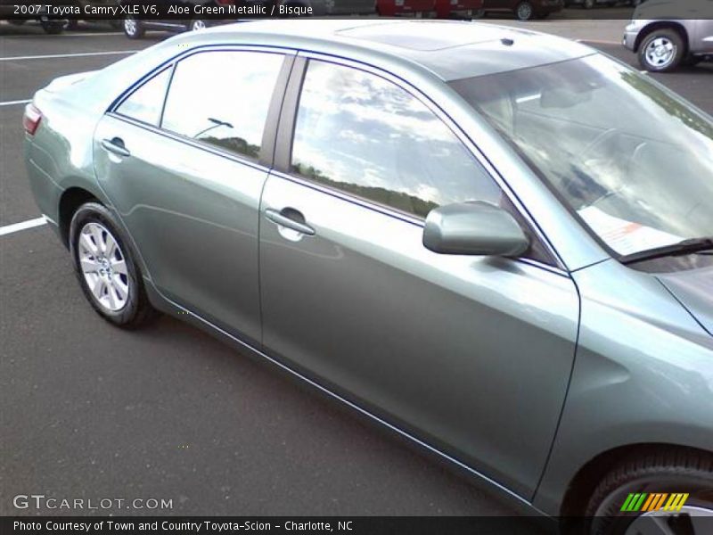 Aloe Green Metallic / Bisque 2007 Toyota Camry XLE V6