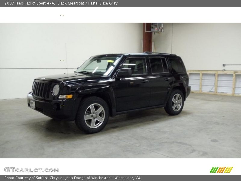 Black Clearcoat / Pastel Slate Gray 2007 Jeep Patriot Sport 4x4