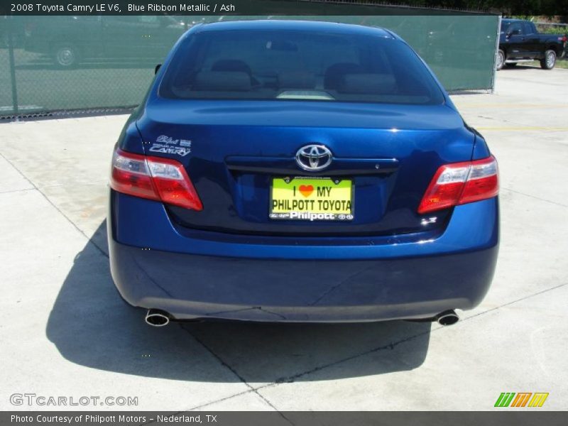 Blue Ribbon Metallic / Ash 2008 Toyota Camry LE V6