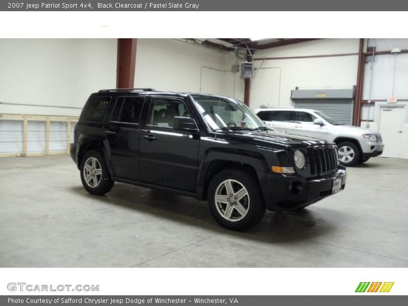 Black Clearcoat / Pastel Slate Gray 2007 Jeep Patriot Sport 4x4