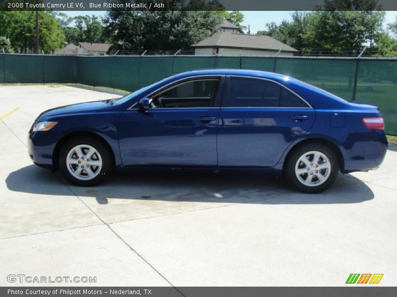 Blue Ribbon Metallic / Ash 2008 Toyota Camry LE V6