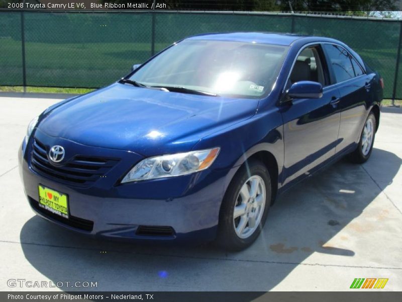 Blue Ribbon Metallic / Ash 2008 Toyota Camry LE V6